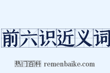 前六识近义词是什么意思的图片